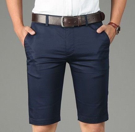Short Dark Blue Homme Stretch
