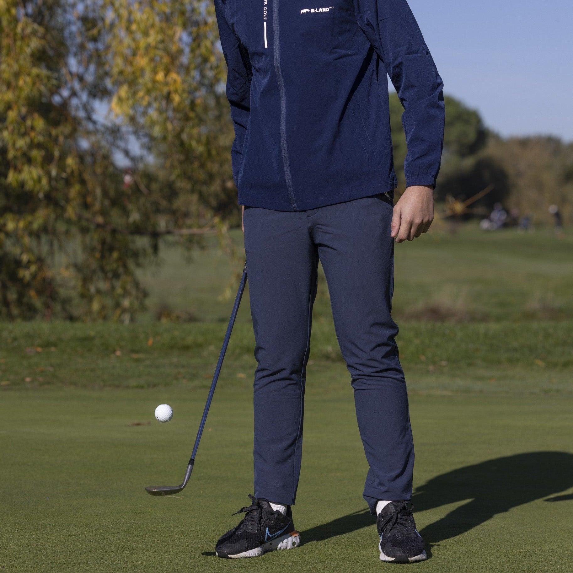 Pantalon Mi Saison Bleu Gris