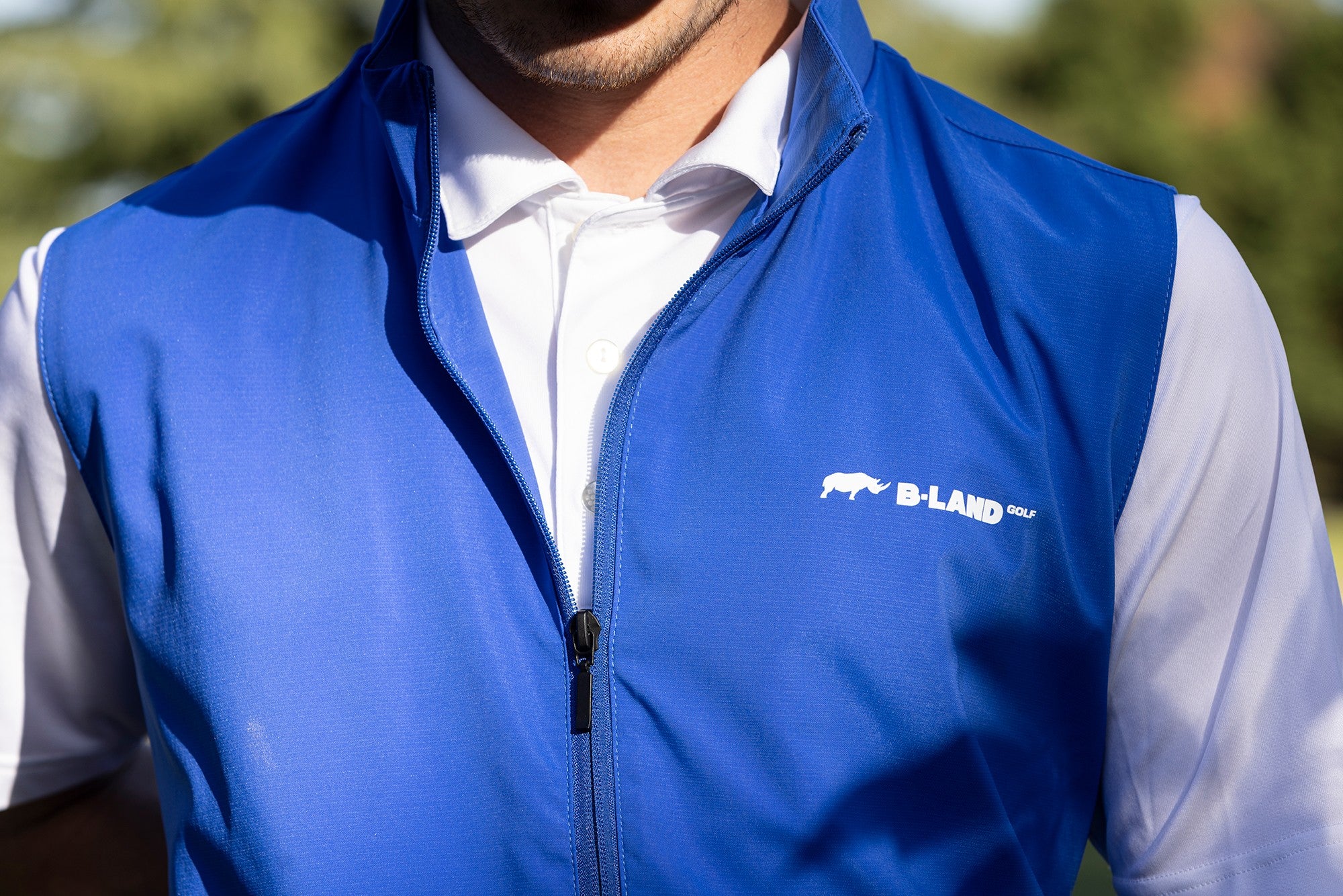 Blouson déperlant bleu