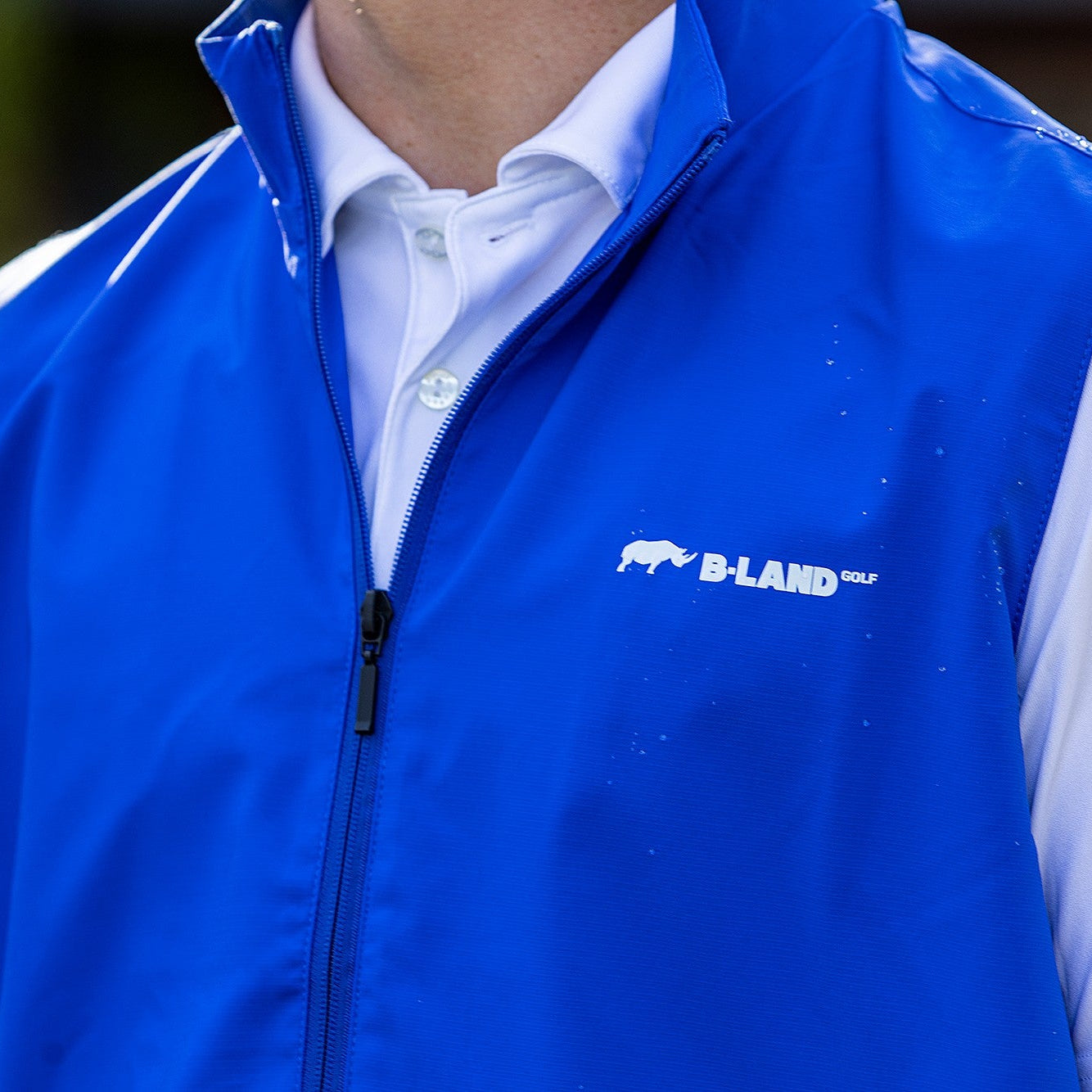 Blouson déperlant bleu