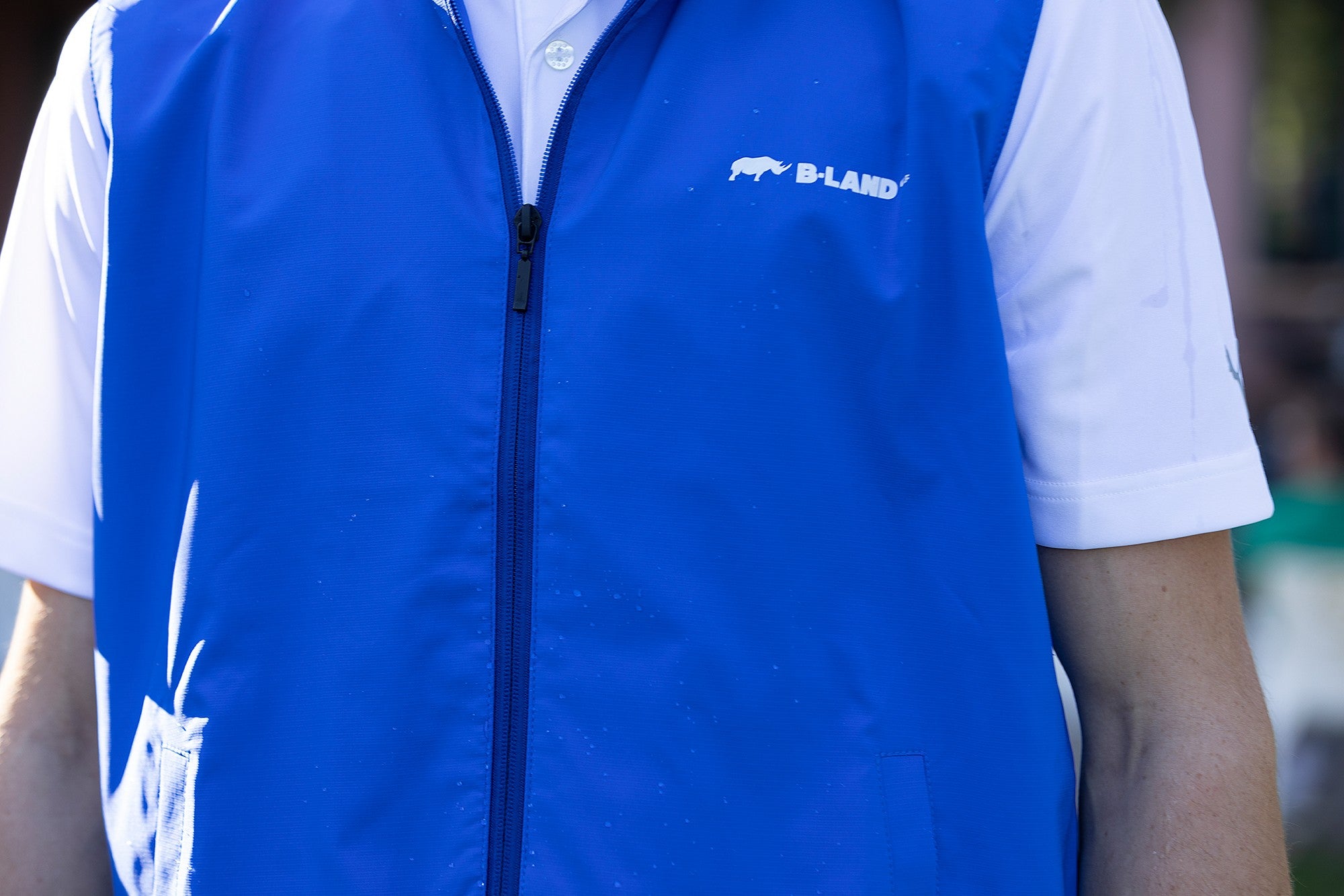 Blouson déperlant bleu