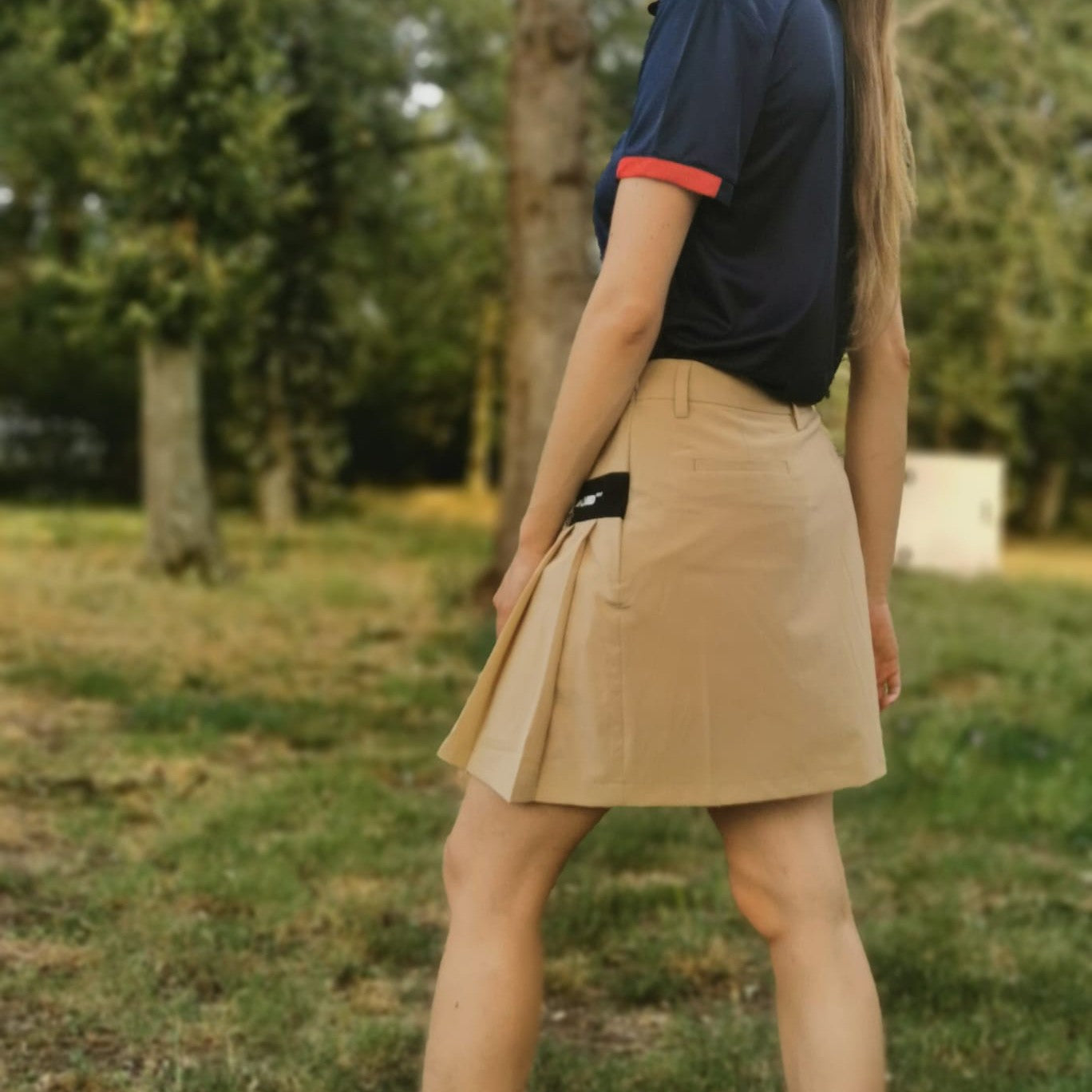 Jupe short plissée