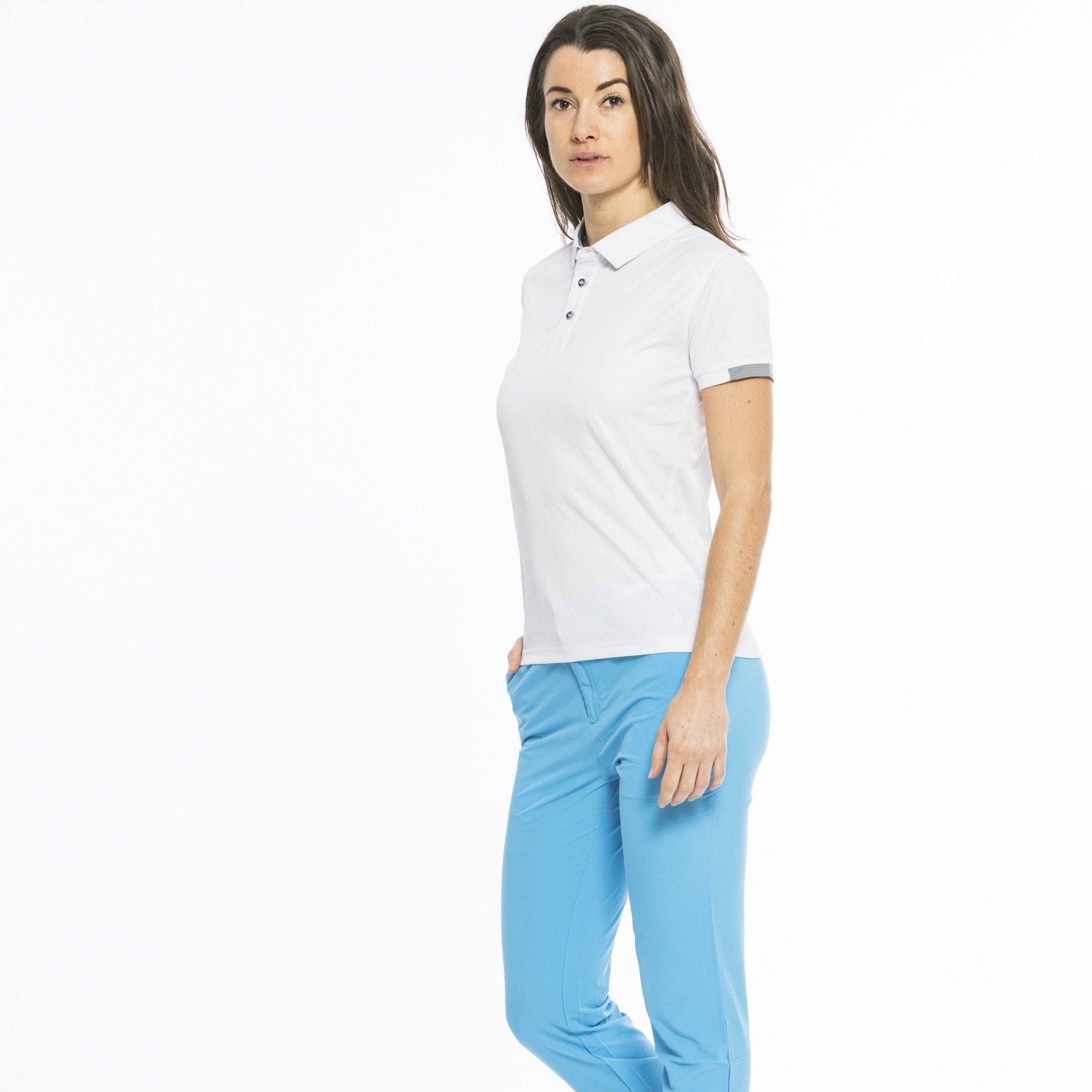 Polo Shiny White