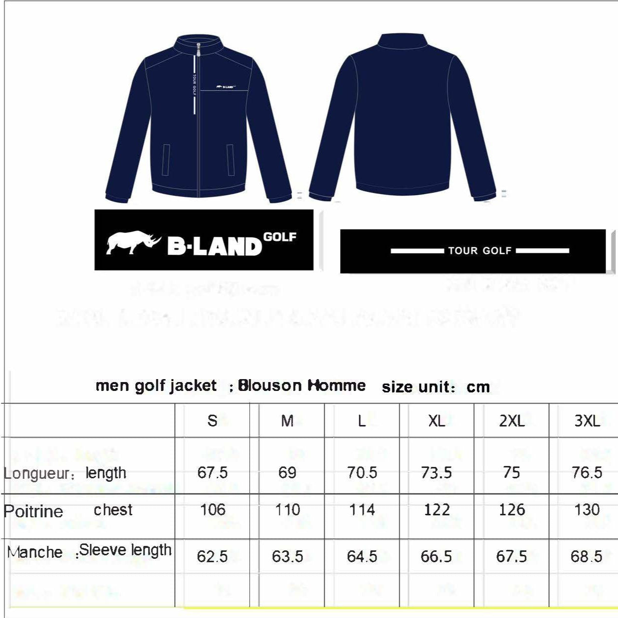 Blouson déperlant chaud et stretch