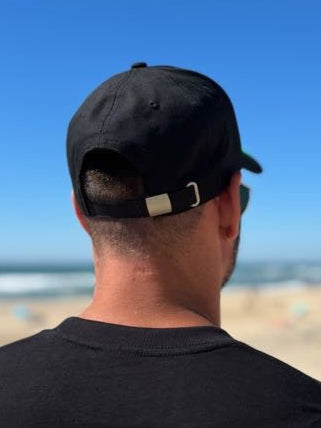 Casquette Noir broderie vert